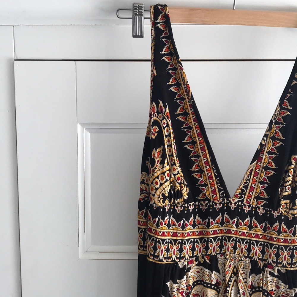 Patterned maxi dress
